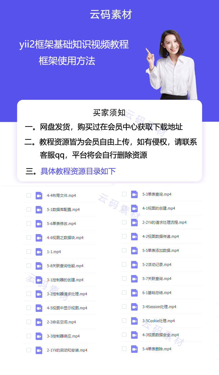 yii2框架基础知识视频教程 框架使用方法.jpg yii2框架基础知识视频教程 框架使用方法.jpg