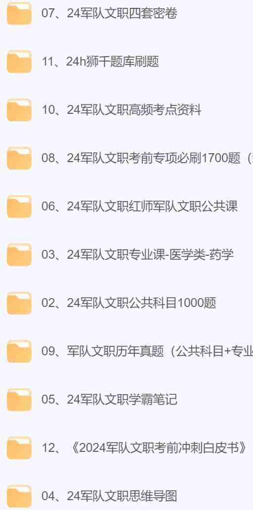 2024军队文职资料合集资源.jpg